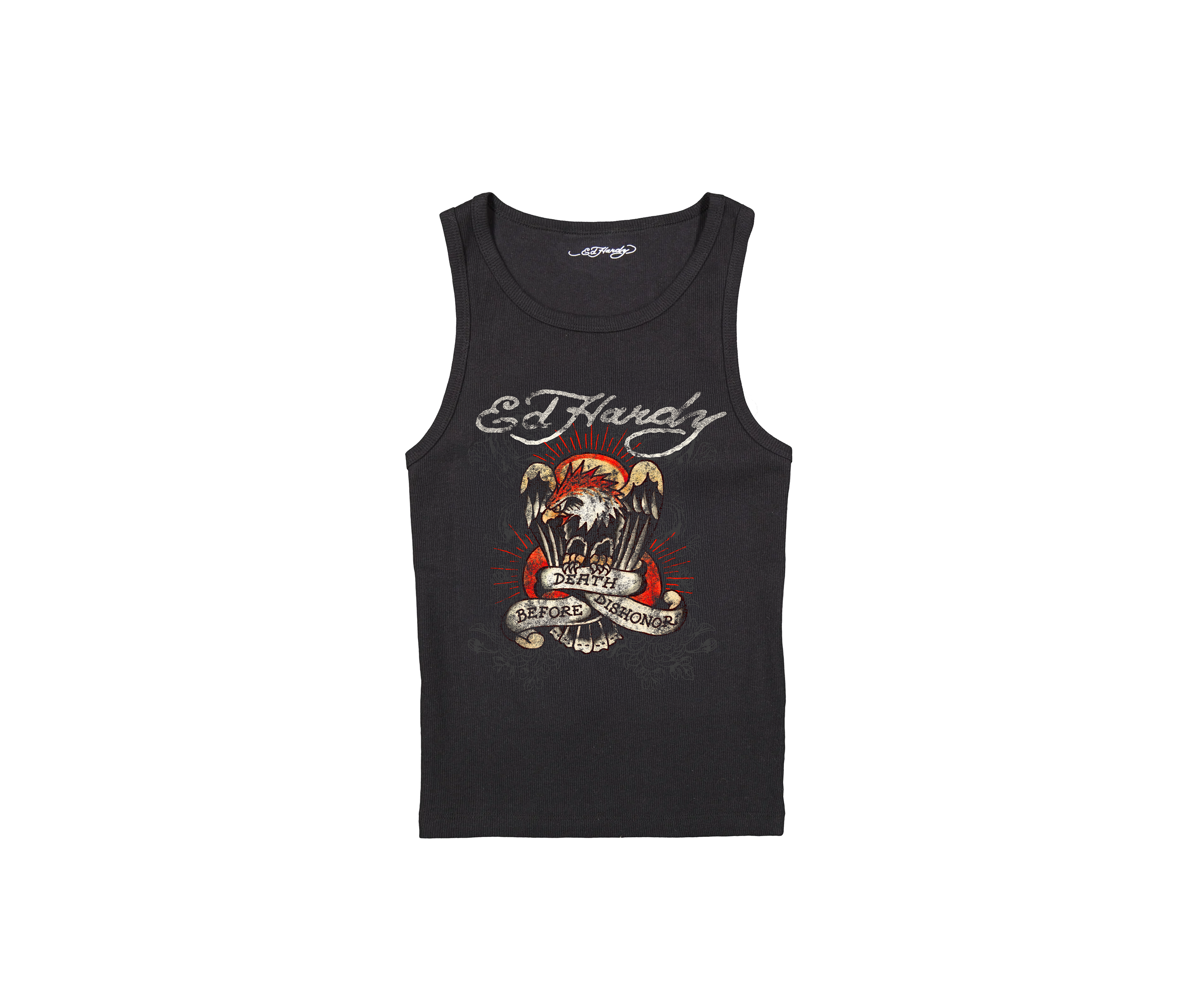Ed Hardy x Matuê "Death Before Dishonor" Regata Feminina